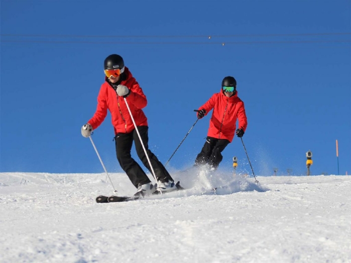 Isabel & Ralf - Skischule-Snowboardschule in Laax-Flims-Falera